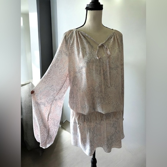 Harper Wren "Kylie" Pink Snake Print Mini Dress – Size‎ XS - Picture 8 of 8